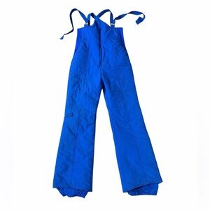 VTG 90s Profile Blue Snow Pants Snow Suit Outerwear Bob Overalls Mens Sz Medium